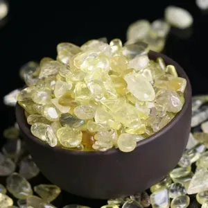 Natural Brazilian Citrine Crystal Gravel Stones For Aromatherapy Diffuser Fish Tank Decoration DIY Jewelry Making Craft