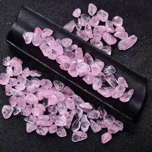 Natural Rose Quartz Crystal Chips Raw Stones for Healing Reiki Meditation Jewelry Making DIY