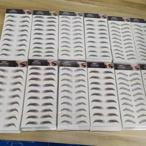 Autocollants de tatouage de sourcils bioniques 6D étanches microblading autocollants sourcils