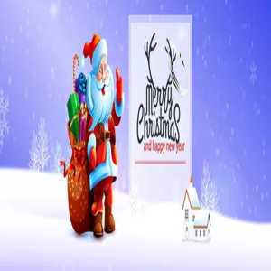 Christmas cartoon Santa Claus tattoo sticker waterproof cute holiday face sticker for kids.