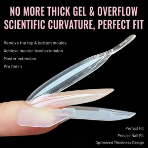 Doppelform Nagelverlaengerung Form Sandwich Rakete Nagelform fuer schnelles Nagelwerkzeug