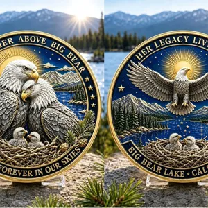 Jackie bald eagle memorial coin double sided relief metal medallion commemorative souvenir gift