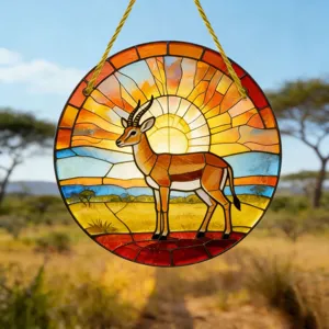 Acryl Tier rund hängendes Sonnenfänger Ornament für Innen und Aussen Dekorationen
