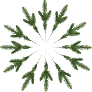 Rami di pino artificiali decorazione albero di natale composizione floreale piante verdi