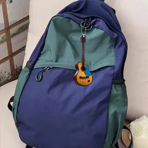 Acrylic creative fashion guitar car pendant rearview mirror decorative backpack charm accessory