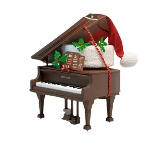 Ornement de piano à queue de Noël pendentif charm acrylique sac à dos fête déco