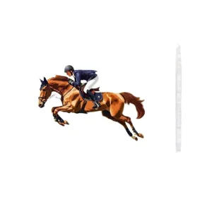 Paardensport paard springen sleutelhanger creatieve rugzakhanger autospiegel decoratie