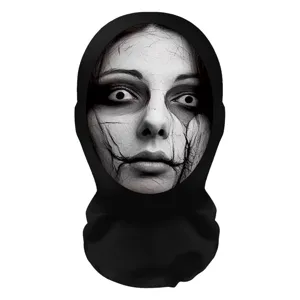 Halloween spettrale teschio stampato passamontagna maschera viso festa costume accessorio