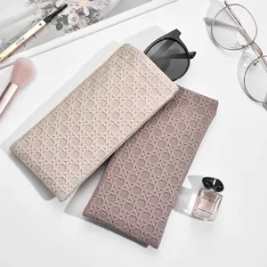 Woven glasses case portable anti-pressure storage bag unisex retro myopia sunglasses pouch