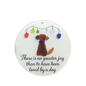 Joli Mignon Chien Décoration Sapin de Noël Pendentif Rétroviseur de Voiture Cadeau