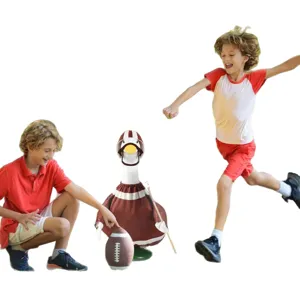 23 Zoll Ganse Fussball Kostum Set, dekorative Sportkleidung und Fussball Requisite fur Hof.