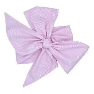 Newborn baby swaddle sash pink white striped bow accessory for infant wrap decoration