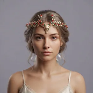 Accessori per Capelli con Corna di Cervo di Natale Strass Lega Fascia per Capelli Fermaglio Pettine per Capelli Gioielli per Feste