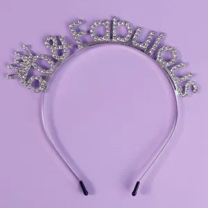 Glitzernder Strass 50 Geburtstag Tiara Haarreif fur Damen Party Feier Requisiten Dekoration