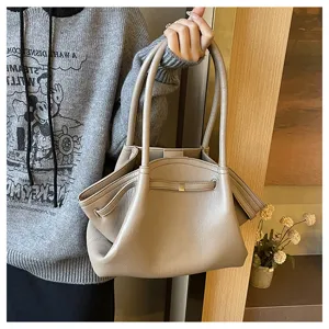 Γυναικεία μεγάλη τσάντα tote vintage χειμώνας δερμάτινη ώμου casual μόδα κομψή τσάντα χειρός