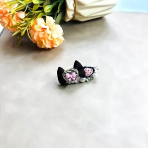 Exquise pince à cheveux perle strass nœud papillon élégant accessoire coiffure