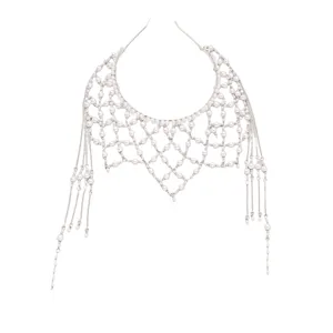 Wunderschönes Perlen Stirnband für Damen, elegante Braut Haarkette und edler Prinzessin Kopf.