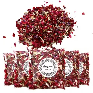 Natural biodegradable dried rose flower petals confetti for wedding party celebration packs