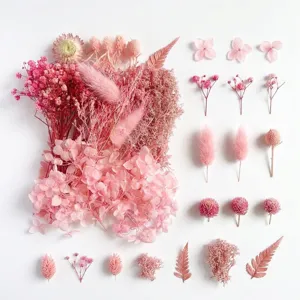 Fiori secchi rosa fiori preservati materiali fai da te per candele artigianali decoro