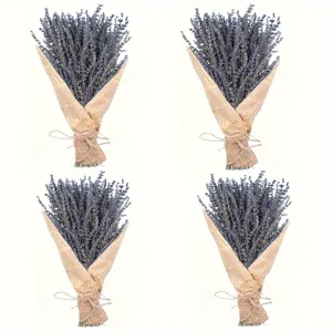 Natürlicher getrockneter Lavendel Blumenstrauß für rustikale Heimdekoration Vintage.