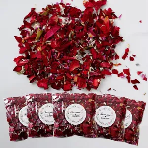 Natural dried rose flower petals confetti for wedding party decoration and eco friendly decor