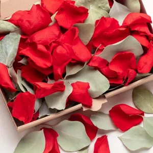 Natural Biodegradable Dried Flower Petals Rose Confetti For Wedding Party Table Celebration Eco Friendly Floral Decor