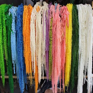 Hanging amaranthus dried flowers colorful floral decor for wedding party festival display