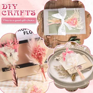 Mini dried flower bouquets boho style wedding table decor 12 pack for gift decoration