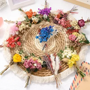 12 bunches mini dried flower bouquets bohemian wedding table decor botanical arrangement
