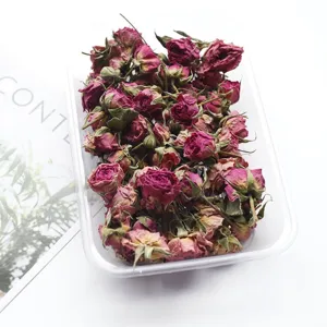 Dried rose flower buds for DIY crafts, epoxy resin and scented candle making materials.