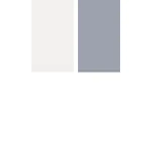 Color swatches detail showing white and grey-blue options for home trash can use.
