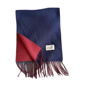 Imitation cashmere scarf for women winter warm long tassel design stylish elegant neck wrap