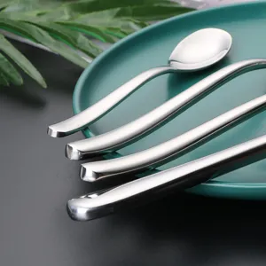 Stainless steel coffee spoons set modern tableware kitchen dining accessories main photo