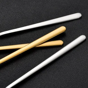 Stainless steel stirring spoon for coffee honey bird nest minimalist long handle design
