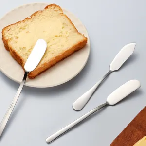 Stainless steel butter knife set spreader for spreading jam bread cheese tableware set