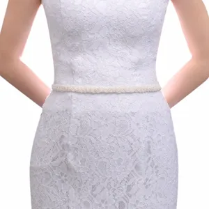 Elegant handmade bridal pearl belt for wedding dress sash, sweet wedding accessory for women.