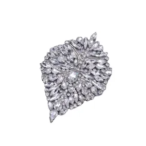 Glitzernder Kristall Strass Applikation Aufnäher für Brautgürtel Schuhe DIY Basteln