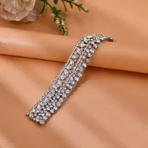 Sparkling rhinestone crystal applique trim for high heels and wedding dress DIY crafts.