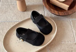 Chaussures en cuir pour enfants printemps automne nouveau style coréen filles bloc