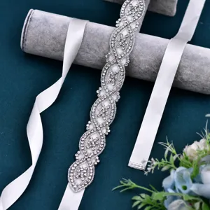 Cintura da sposa in strass applicazione abito da sposa accessorio in cristallo donna