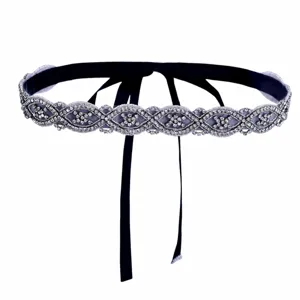 Cintura da sposa in strass cristallo elegante fascia per abito formale cerimonia accessorio