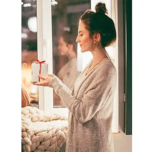 Orecchini Natale festivi regalo campana rossa orecchini a perno moda donna stile chic