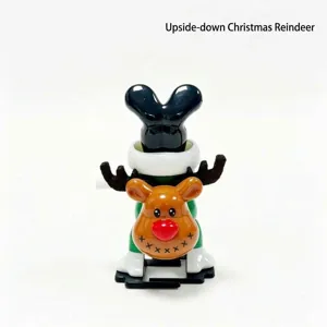 Niedliches Aufzieh-Weihnachts-Rentier-Spielzeug, lustiges Feiertagsgeschenk für Kinder.