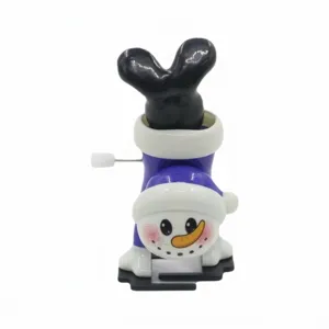 Weihnachten Aufziehbarer Taumelnder Schneemann Spielzeug lustiges mechanisches Geschenk.