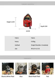 Mini Stoff kleiner Rucksack stylische Umhängetasche süße Lippenstift Kopfhörer Beutel.