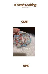 Bracelet de perles en pierre de Shoushan pour femmes, bijoux de poignet en gemme coloree.