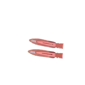 Pinzas de pelo de pico pato acrílico color caramelo flequillo 2pcs para peinado