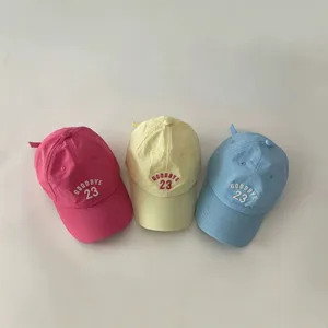 Kids Summer Lightweight Quick-Dry Baseball Cap Breathable Letter Embroidery Outdoor Sun Protection Hat For Boys Girls