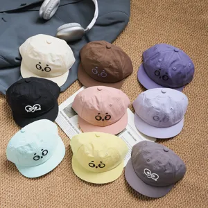 Cute funny big eyes baseball cap children summer sun hat unisex casual outdoor hat