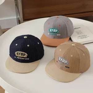 Children flat brim baseball hip-hop cap autumn new versatile trendy street style kids hat